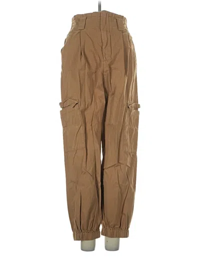 Pre-owned Stradivarius Cargo Pants In Brown