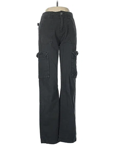 Pre-owned Stradivarius Cargo Pants In Gray