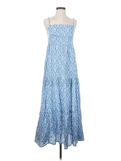 Pre-owned Stradivarius Casual Dress In Blue