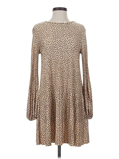 Pre-owned Stradivarius Casual Dress In Brown