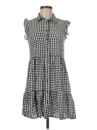 Pre-owned Stradivarius Casual Dress In Gray