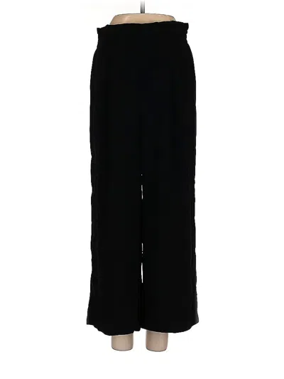 Pre-owned Stradivarius Casual Pants In Black