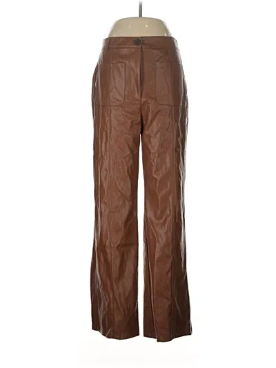 Pre-owned Stradivarius Casual Pants In Brown