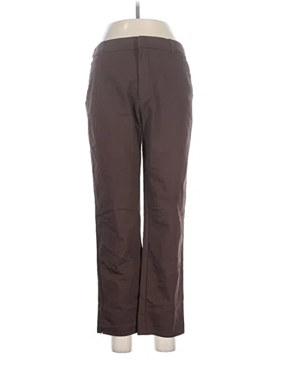 Pre-owned Stradivarius Casual Pants In Brown