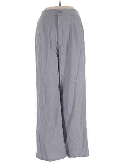 Pre-owned Stradivarius Casual Pants In Gray