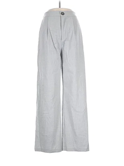 Pre-owned Stradivarius Casual Pants In Gray