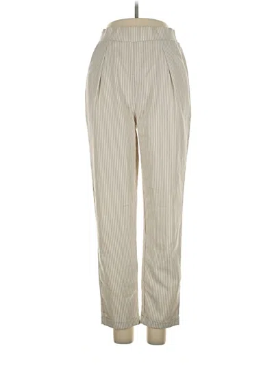 Pre-owned Stradivarius Casual Pants In Ivory