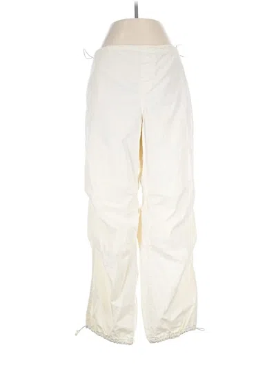 Pre-owned Stradivarius Casual Pants In Ivory