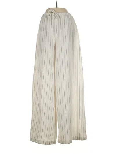 Pre-owned Stradivarius Casual Pants In Ivory