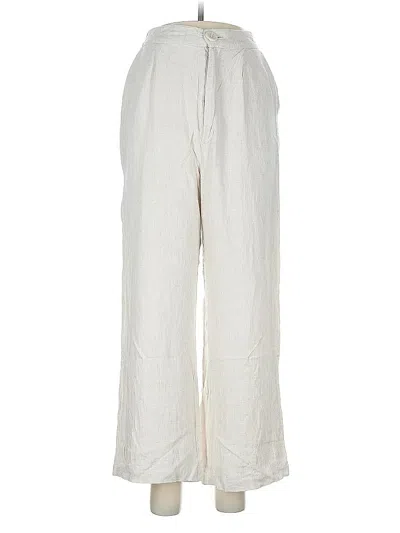 Pre-owned Stradivarius Casual Pants In White
