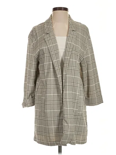 Pre-owned Stradivarius Coat In Gray