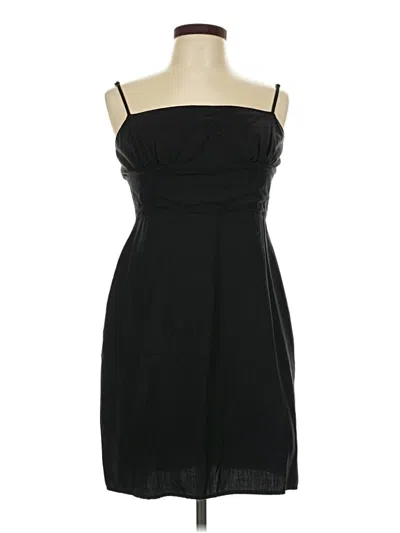 Pre-owned Stradivarius Cocktail Dress In Black