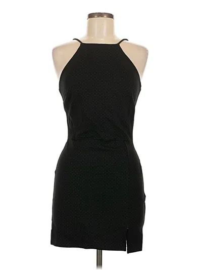 Pre-owned Stradivarius Cocktail Dress In Black