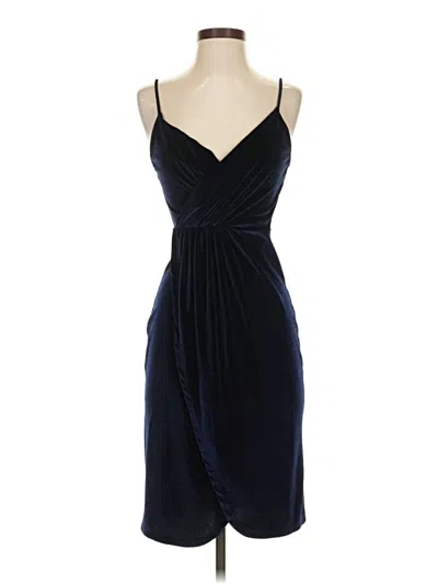 Pre-owned Stradivarius Cocktail Dress In Blue
