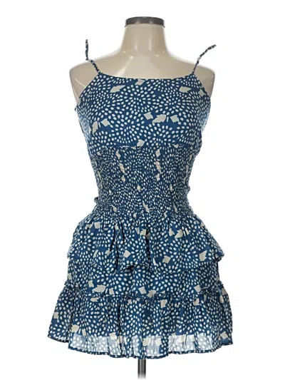 Pre-owned Stradivarius Cocktail Dress In Blue