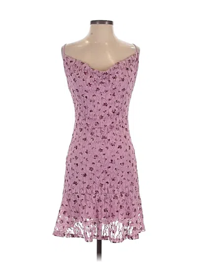 Pre-owned Stradivarius Cocktail Dress In Pink