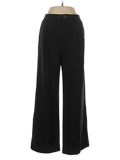 Pre-owned Stradivarius Dress Pants In Black