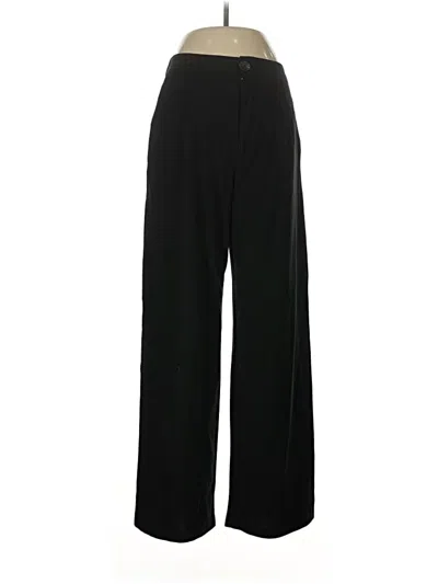 Pre-owned Stradivarius Dress Pants In Black
