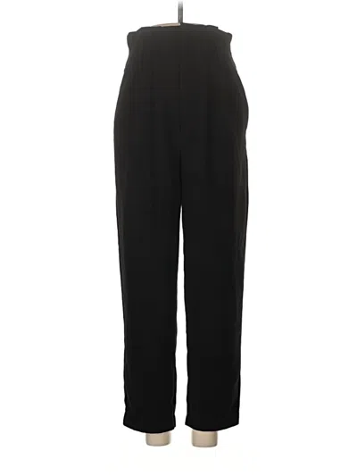 Pre-owned Stradivarius Dress Pants In Black