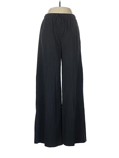 Pre-owned Stradivarius Dress Pants In Black