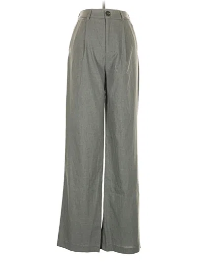 Pre-owned Stradivarius Dress Pants In Gray