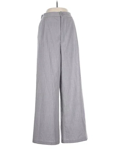 Pre-owned Stradivarius Dress Pants In Gray