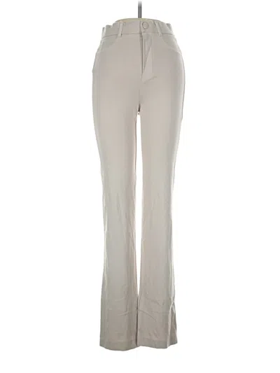 Pre-owned Stradivarius Dress Pants In Ivory