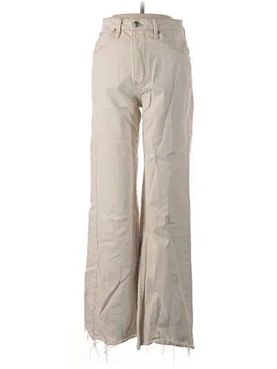 Pre-owned Stradivarius Jeans In Ivory