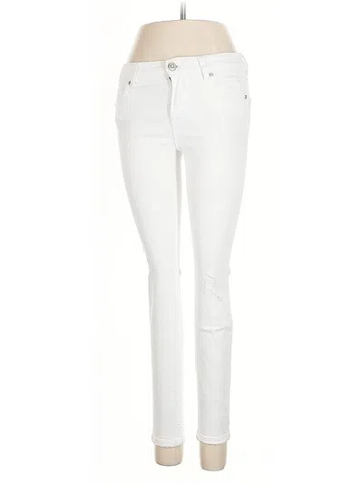 Pre-owned Stradivarius Jeans In White