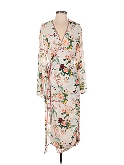 Pre-owned Stradivarius Kimono In White