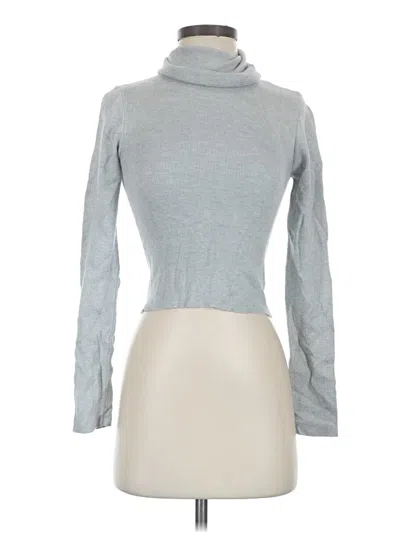 Pre-owned Stradivarius Long Sleeve Turtleneck In Gray