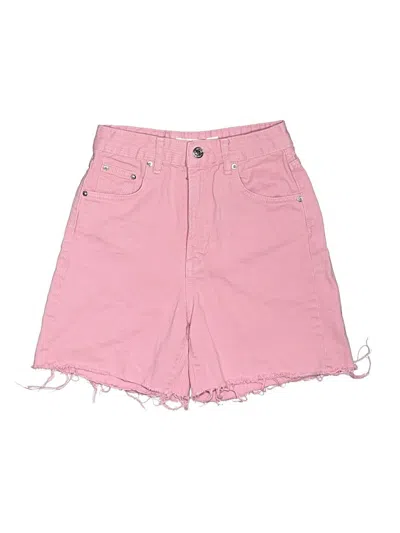 Pre-owned Stradivarius Shorts In Pink