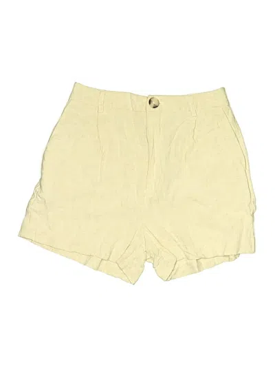 Pre-owned Stradivarius Shorts In Yellow