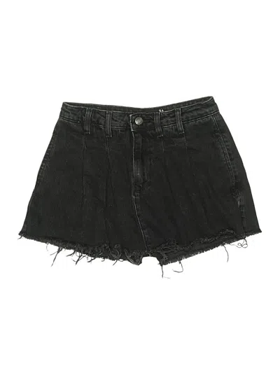 Pre-owned Stradivarius Skort In Black