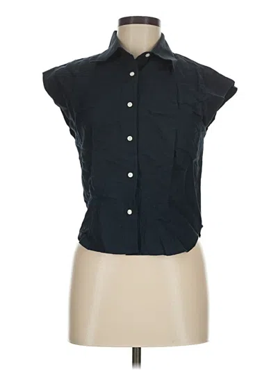 Pre-owned Stradivarius Sleeveless Blouse In Black