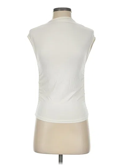 Pre-owned Stradivarius Sleeveless Blouse In Ivory