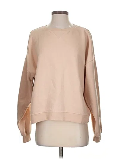 Pre-owned Stradivarius Sweatshirt In Tan