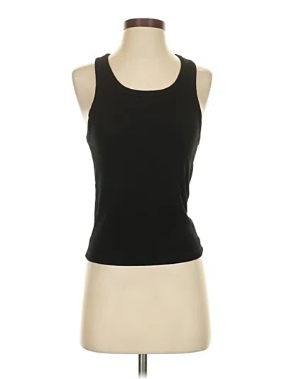Pre-owned Stradivarius Tank Top Black Strapless Neckline Tops