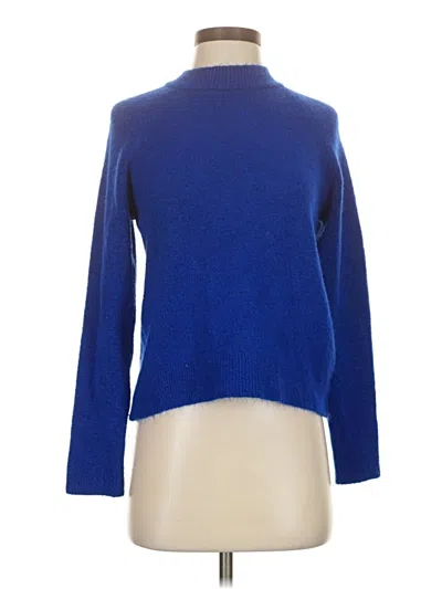 Pre-owned Stradivarius Turtleneck Sweater In Blue