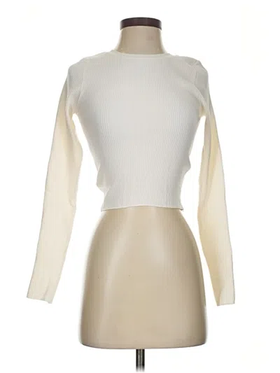 Pre-owned Stradivarius Turtleneck Sweater In Ivory