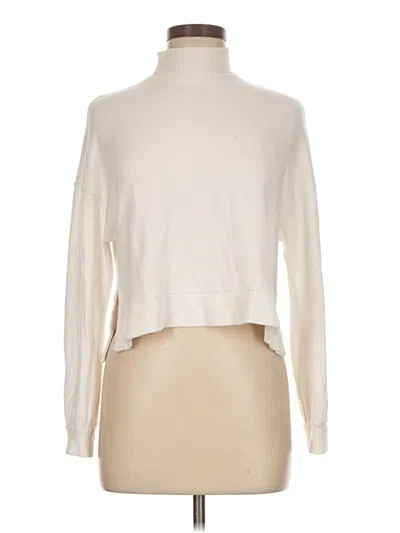 Pre-owned Stradivarius Turtleneck Sweater In Ivory