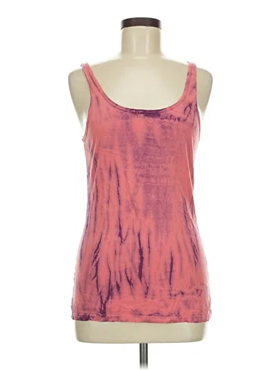 Pre-owned Stranded Tank Top Pink Strapless Neckline Tops