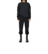 Strata Tour Crewneck Pullover In Black In Black