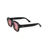 Strata Unisex Reverb Sunglasses In Black Pink In Black