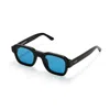Strata Unisex Reverb Sunglasses In Black Sky In Black