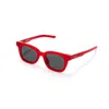 Strata Unisex Rider Sunglasses In Cherry In Red