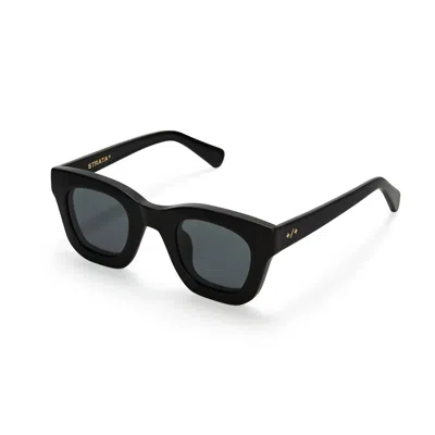 Strata Unisex Roadcase Sunglasses In Black Smoke In Multi