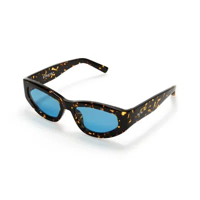 Strata Unisex Tempo Sunglasses In Spark Tortoise In Multi