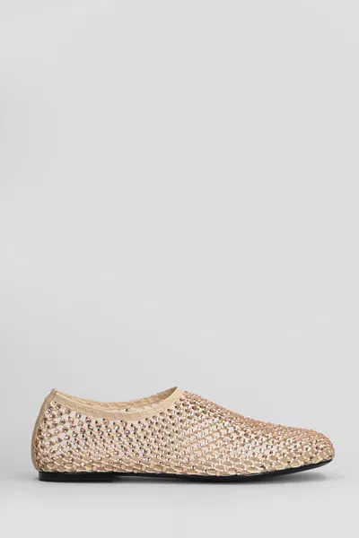 Strategia Ballet Flats In Beige Leather