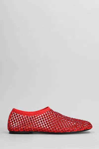 Strategia Ballet Flats In Red Leather